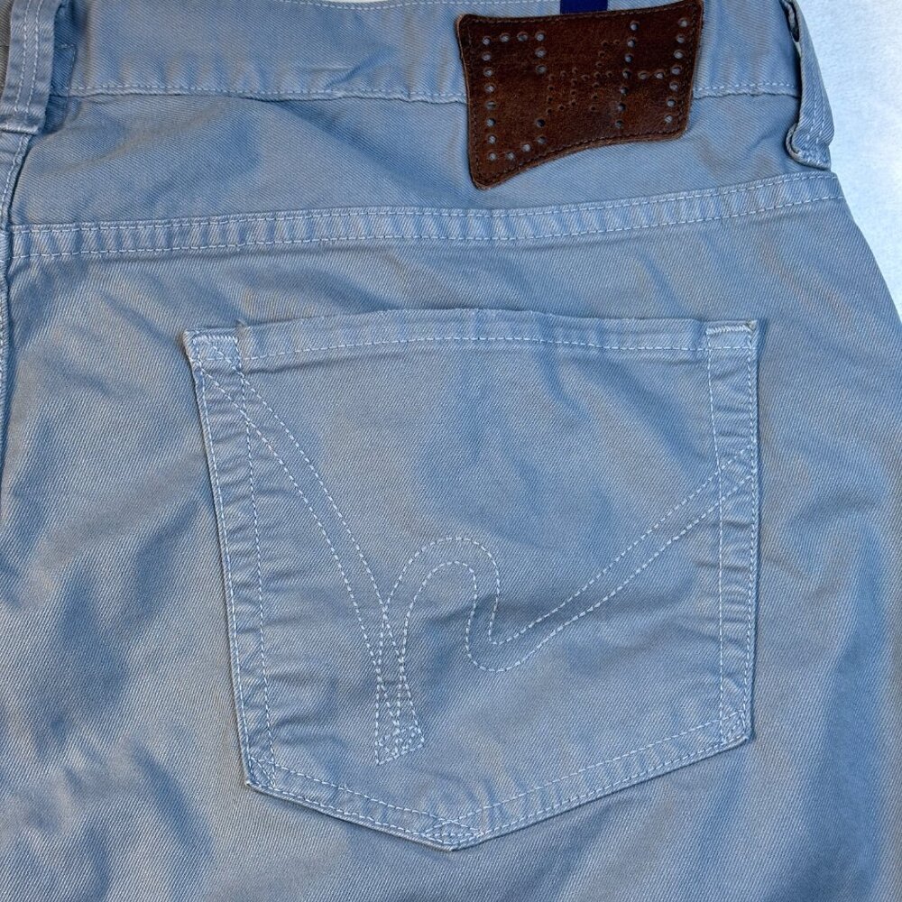 Citizens Of Humanity Mens Straight Leg Light Blue Pants Sz 38 Preppy Comfy Pants - Picture 4 of 12